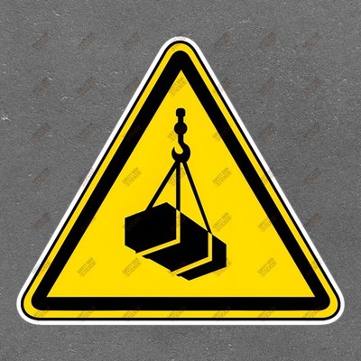 Heavy Load Warning Safety Sign Sticker OSHA Compliant, Workplace #243062