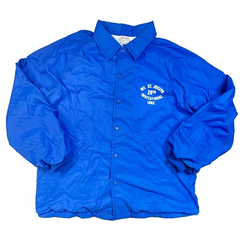 Joseph, Birdie Vintage 1982 Mt St Joseph Invitational Coach Jacket USA XL 2175