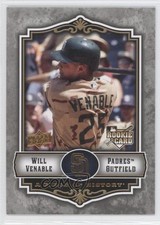2009 Upper Deck A Piece of History Will Venable #136 3v2