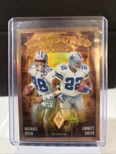 2024 Panini Phoenix Treasured Tandems Emmitt Smith, Michael Irvin #TT-DAL /75