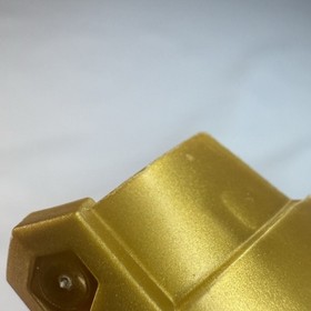 LEGO Large Figure Armor Shoulder Plates Pin Hole - Flat Dk Gold 50602 - Lot of 2