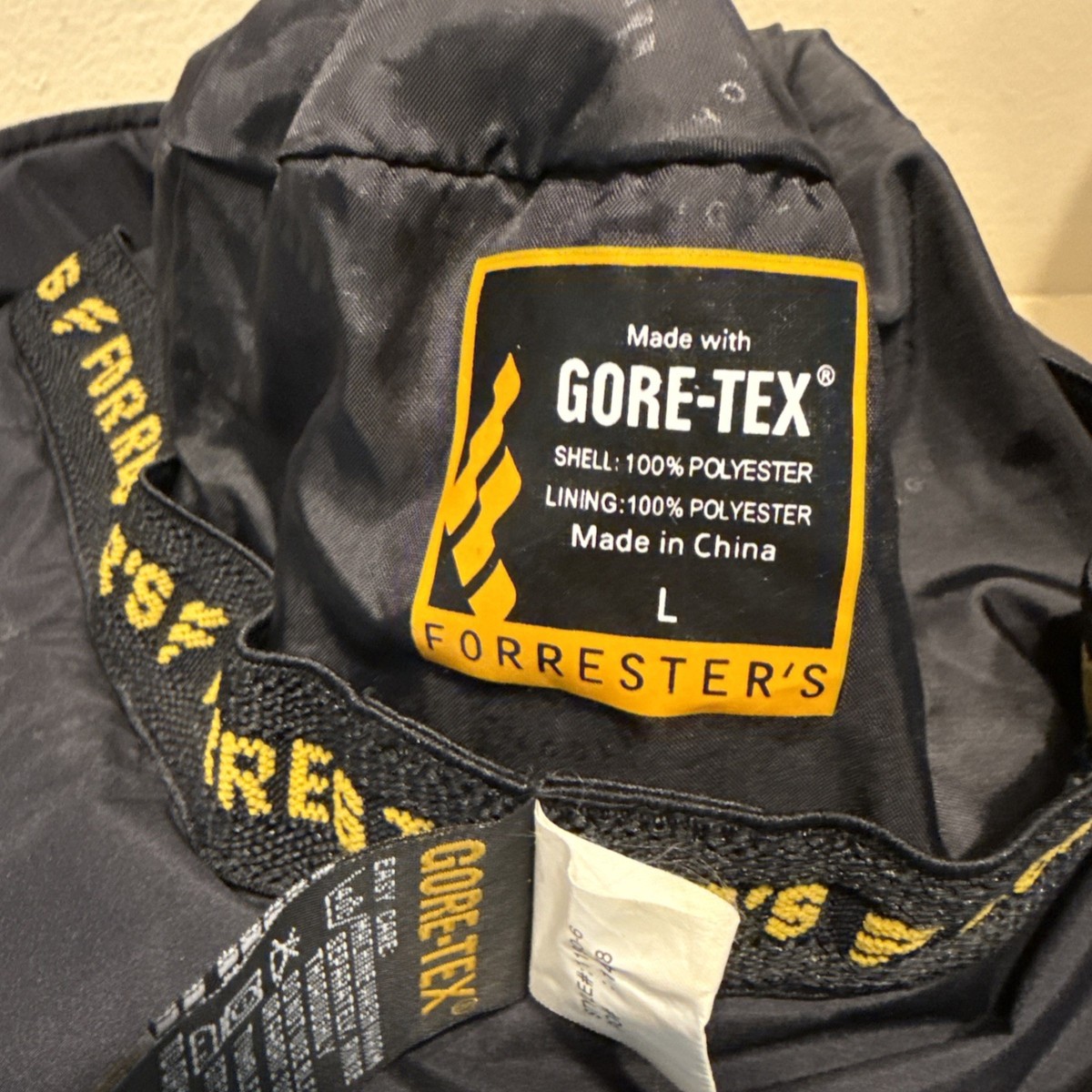 Forrester's Bucket Hat Large Black Gore-Tex Waterproof Outdoor Rain Hap View 4