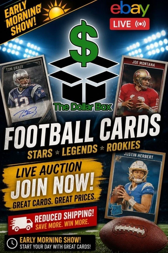 Football Rookies, Stars, Legends.  Combine shipping!