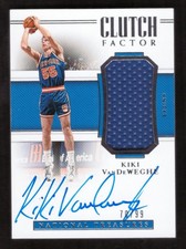 2018-19 National Treasures Kiki Vandeweghe Clutch Factor Jersey Auto 70/99