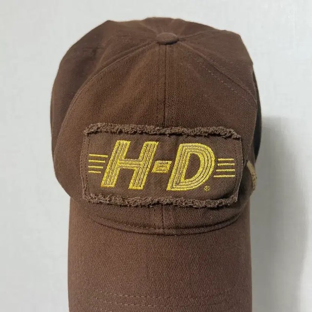 Harley Davidson Brown Cap - Vintage Style