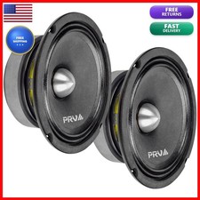 PRV AUDIO 6MR400-4 6.5" Bullet Midrange Speaker Pair 4 Ohm 400W