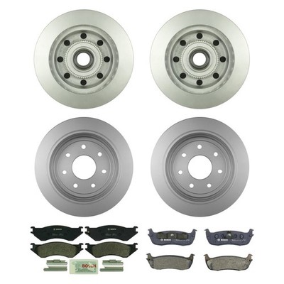 For Ford F-250 Super Duty 99 Brake Kit QuietCast Premium Front & Rear Brake Kit