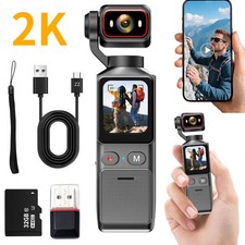 4K Handheld Vlogging Camera Wifi Pocket Action Camera Anti-Shake Video Camcorder