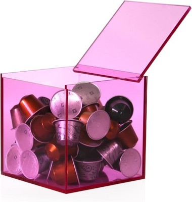 Coffee Capsule Storage Box Coffee Pod Holder Organizers Accessories Anti Dust