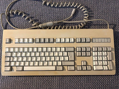 CHERRY G80-3000LGADE VINTAGE DIN TASTATUR + PS/2 Adapter DEUTSCH QWERTZ w/o WIN