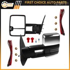 Power Heated Mirrors For 07-15 Toyota Tundra Chrome Clearance Turn Signal Light
