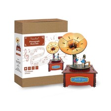 Phonograph – 3D Puzzle Wood – Carillon - Kit montaggio