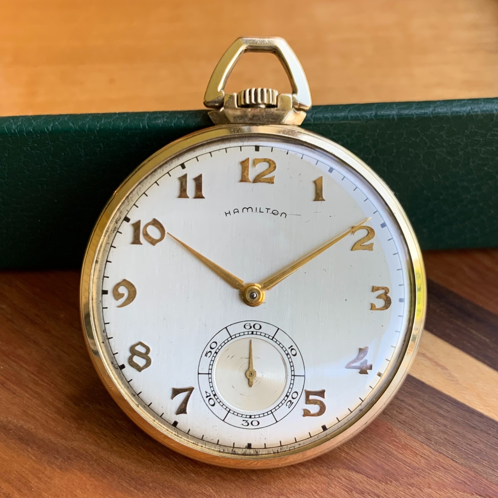 Hamilton "Clay" Grade 917 10S 17 Jewels 10K Gold Filled Pocket Watch
