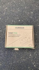 Hurran Lead-Free 4 Inch Basin Faucet w/ Pop Up Drain