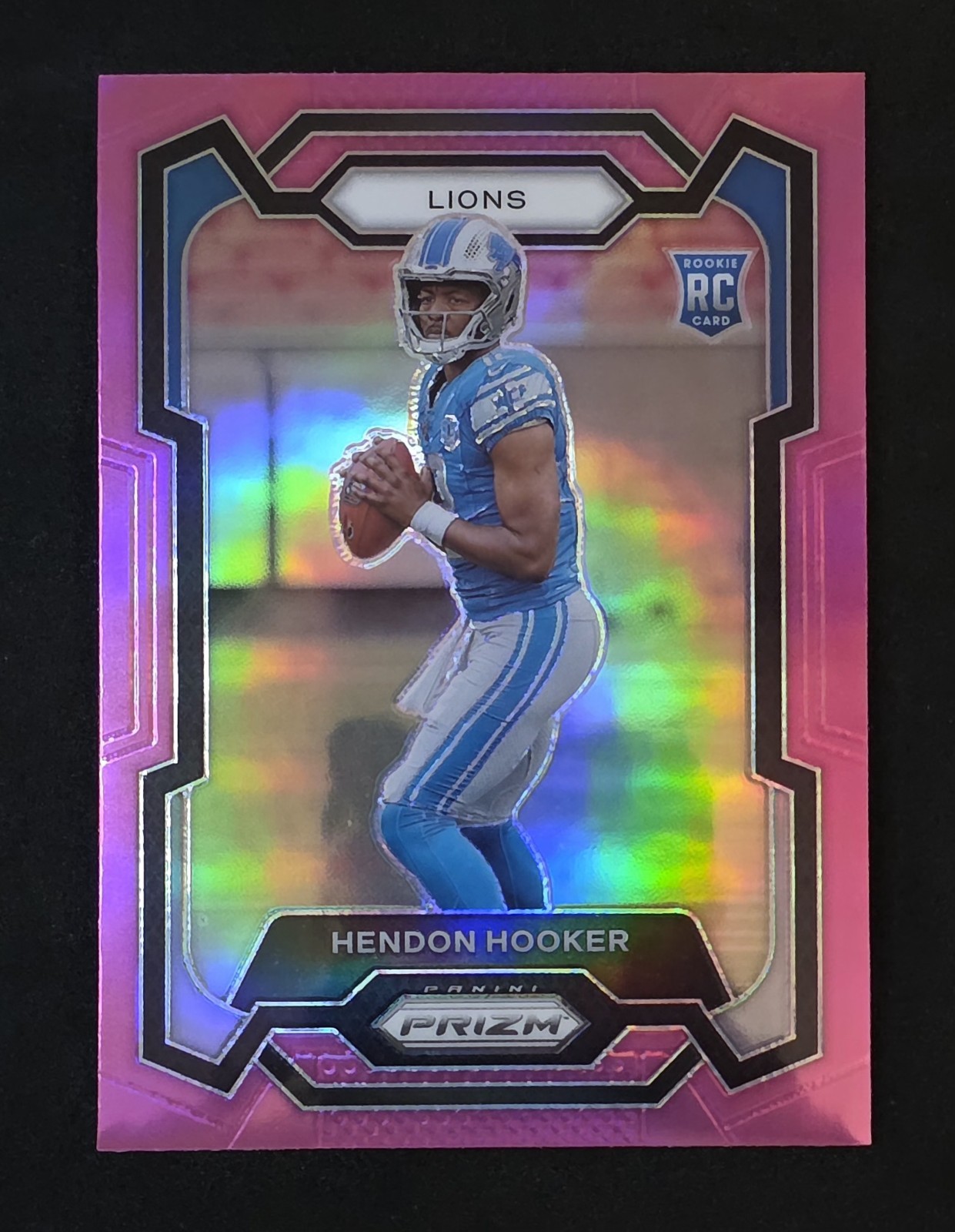 2023 Prizm: Hendon Hooker RC #329 Pink Prizm