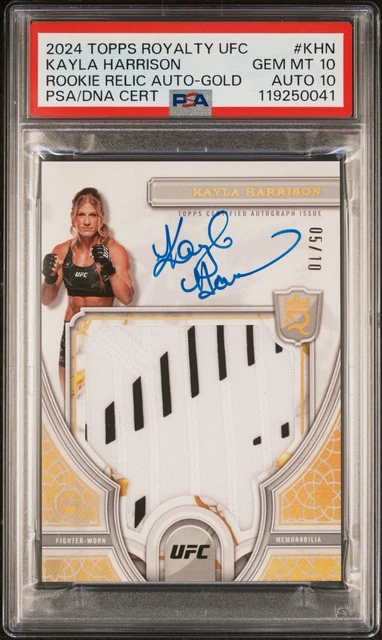 2024 Topps Royalty UFC Rookie Relic Autographs Kayla Harrison #RRA-KHN /10