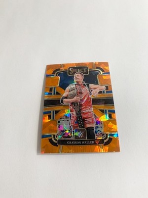 Grayson Waller Ice Orange 2024 Panini Select WWE Concourse Card # 44