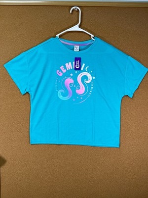 Sugar & Jade Girls Pajama XL (16-18) Graphic Tee Zodiac Gemini NWT