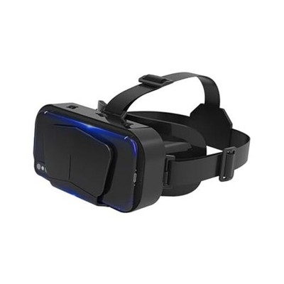 3D VR Headset with Stereo Headphones, Fits 4.7-7 Inch Devices, for Movies & 