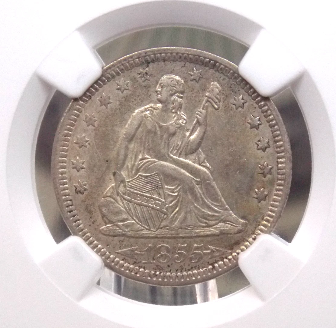 1855 Year Seated Liberty US Quarters (1838-1891) for sale | eBay