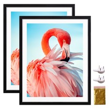 12x16 Solid Wood Picture Frame Set of 2 Diamond Painting Frames 30x40cm Displ...