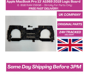 Apple MacBook Pro 13" A1989 2019 Logic Board i5 8GB RAM 256GB - For Parts Only