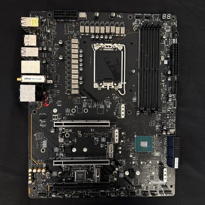 MSI MPG Z690 Carbon WiFi LGA 1700 DDR5 ATX Motherboard For Parts Working Pull
