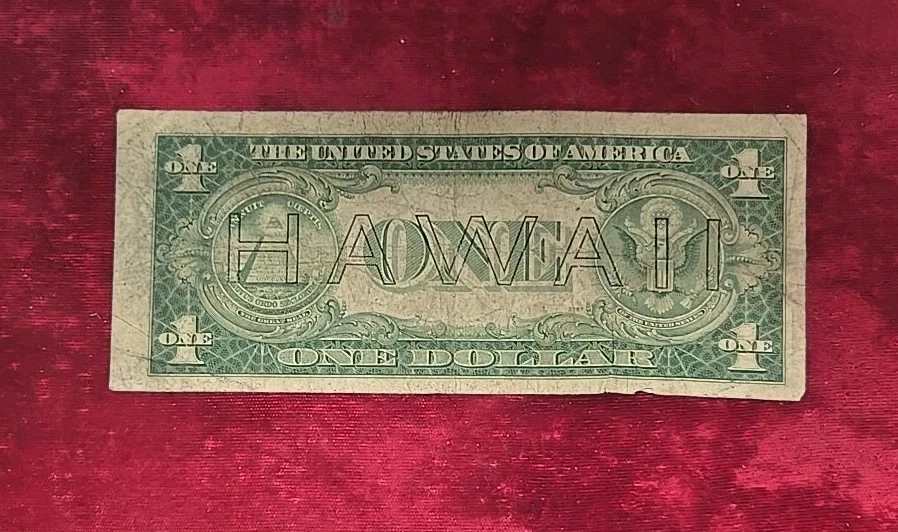 1935-A $1 Hawaii Silver Certificate Emergency Issue - Image 2 of 2