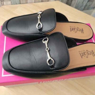 Corkys Shoes Women's Charmer Black Size 9 Slip On Loafer Mules Style Hey Girl