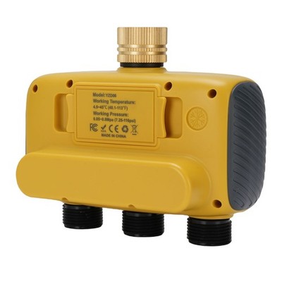 Sprinkler-Timer Mit 3 Ausgängen Programmierbarer Schlauch-Timer Manuell Oder