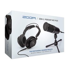 Zoom ZDM-1 Podcast Microphone Pack Accessory Bundle PRO