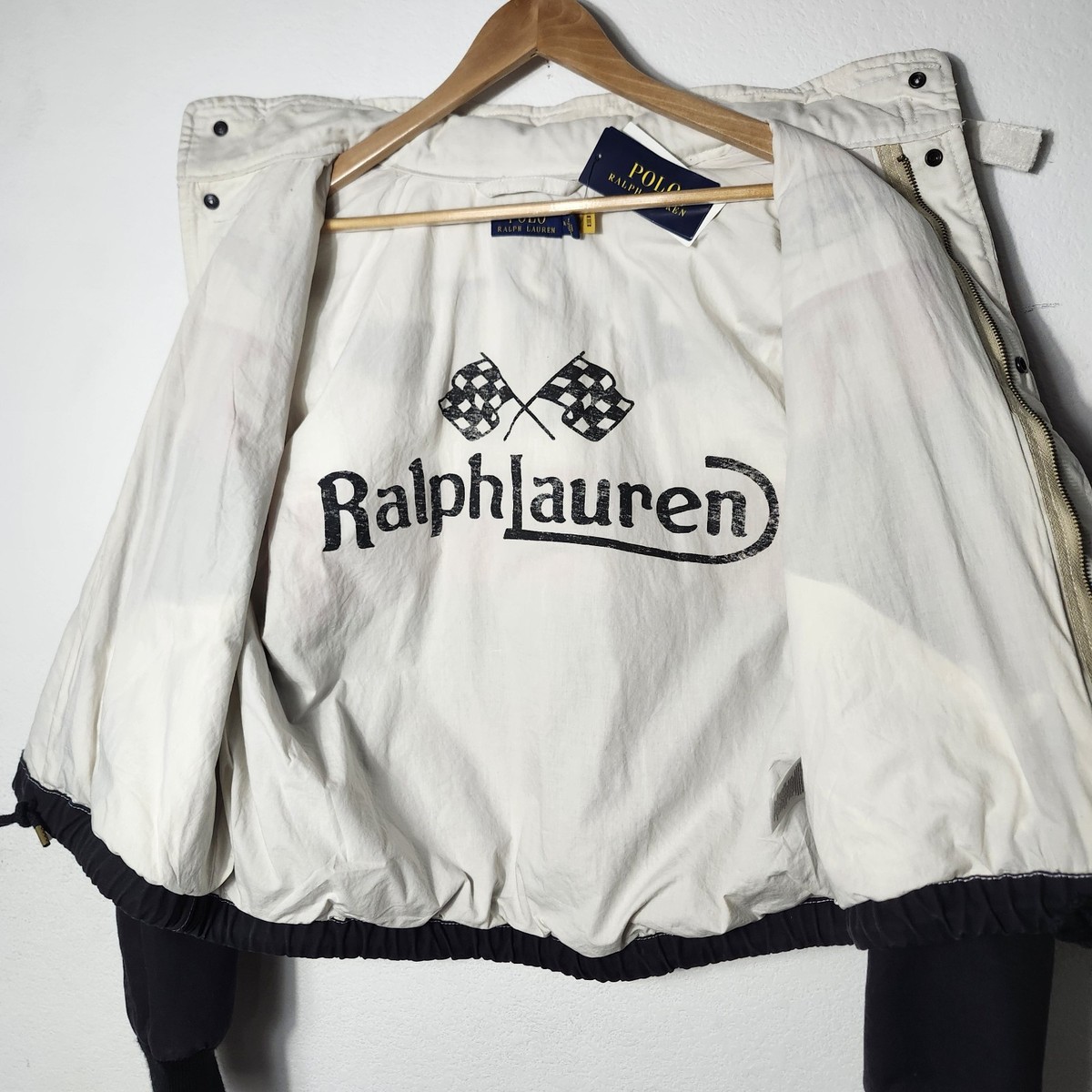 DEADSTOCK NWT POLO RALPH LAUREN Racing Jacket Patchwork