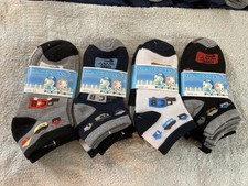 Boys Socks, Size 4-6, 12 Pairs