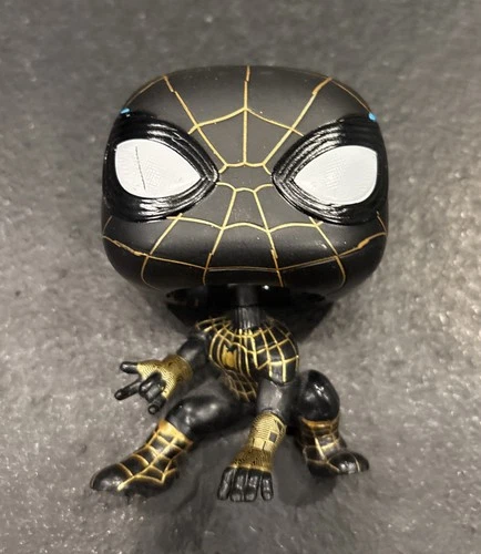 Funko Pop! Vinyl: Marvel - Spider-Man Black & Gold Suit #911 no box