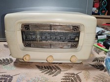 Ancien Poste Radio T.S.F RADIALVA SUPER - AS 51 Ivoire 