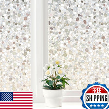 LEMON CLOUD 3D Rainbow Effect Window Film Static Clings Stained Glass Vinyl