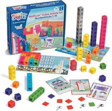 Official Numberblocks MathLink Cubes Activity Set - Enhance Math Skills Safely