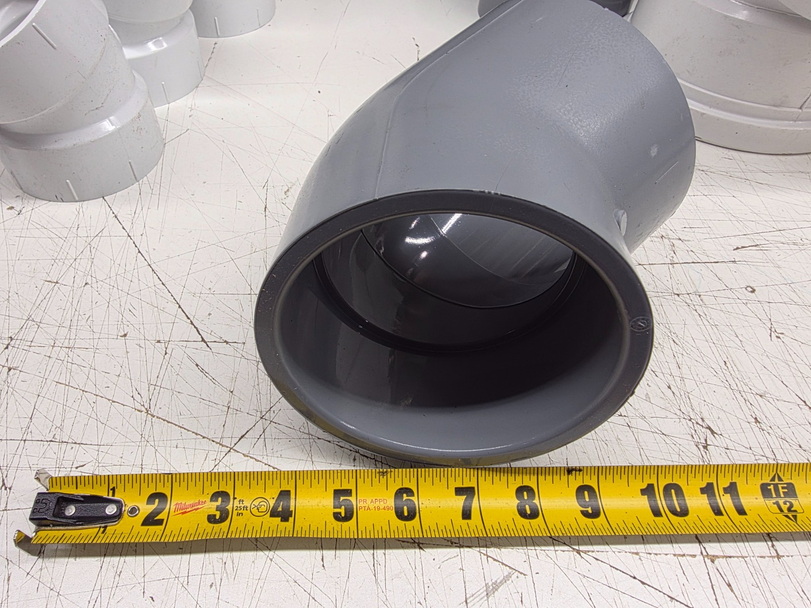 Georg Fischer 9817-040 4" Schedule 80 Grey CPVC 45 Degree Elbow Brand New