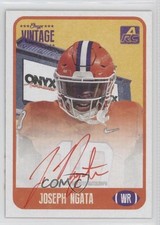 2021 Onyx Vintage College Auto Red Ink /25 Joseph Ngata #CAJN Auto 4z8