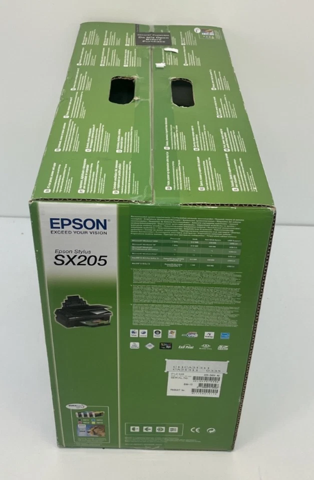 Epson Stylus SX205 A4 Colour Multifunction Inkjet Printer C11CA21317 - Image 4 of 4