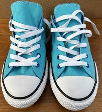 New Converse All Star Size 4 Turquoise Blue Excellent