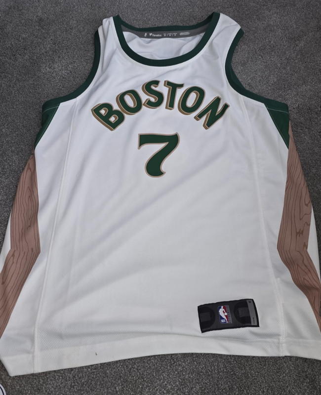 Jaylen Brown Boston Celtics Fanatics Fast Break Jersey - White - City Edition