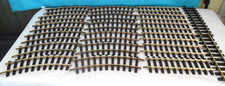 LGB 12 pc BRASS CURVE 4 Ft 8 pc STRAIGHT TRACK 1Ft w/ Connectors, G Scale
