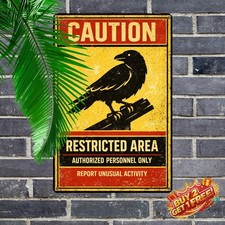 Vintage Metal Tin Sign Room Wall Decor Mural Art 8x12