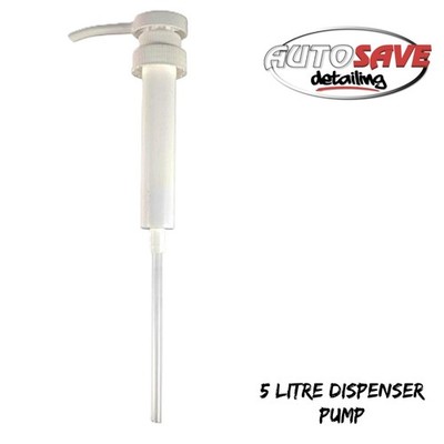ValetPRO - 5 Litre Dispenser Pump |Reduce Waste |30ml Per Pump |Reuse