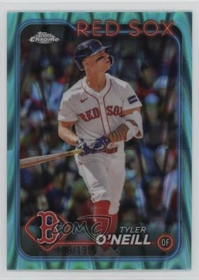 2024 Topps Chrome Update Aqua RayWave Refractor /199 Tyler O'Neill #USC127 05ns