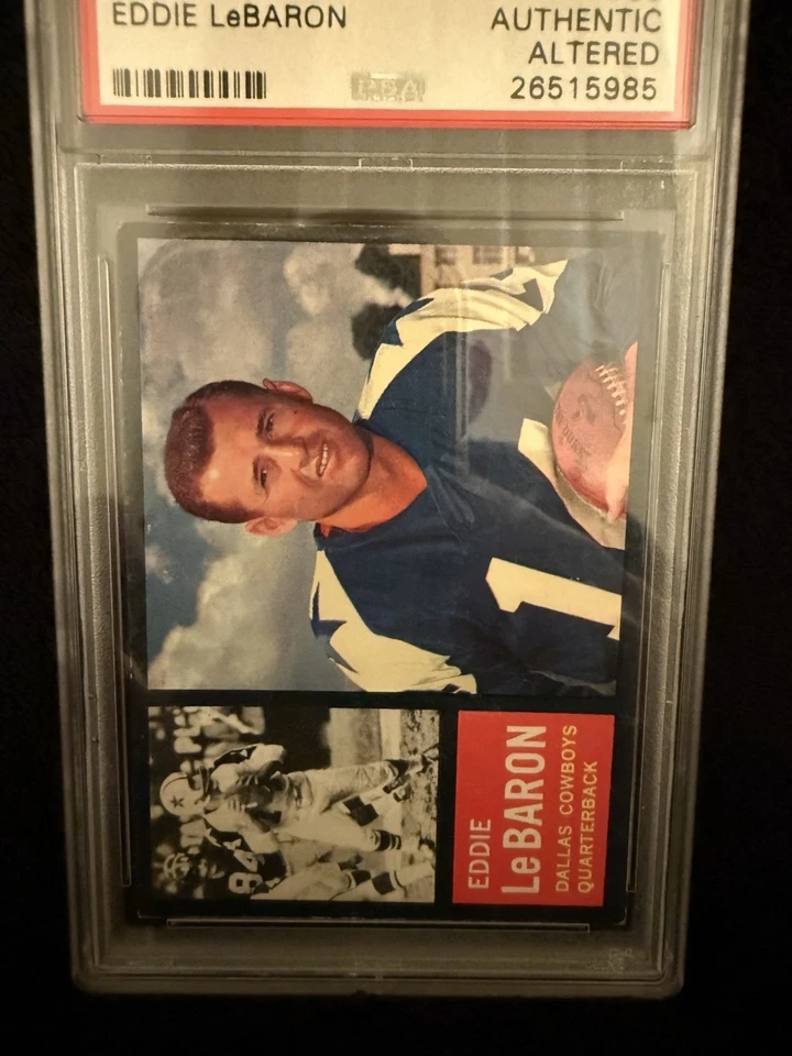 1962 Topps - #38 Eddie LeBaron - Image 4 of 4