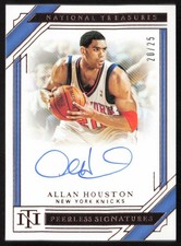 2020-21 National Treasures Peerless Bronze 20/25 Allan Houston Auto R6220J