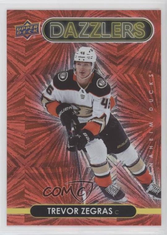 2021-22 Upper Deck Series 1 Dazzlers Red Trevor Zegras #DZ-1 0in0