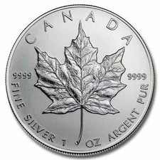 2013 Canada 1 oz Silver Maple Leaf $5 Coin BU